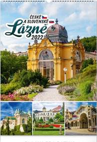 Nástěnný kalendář České a slovenské lázně 2022