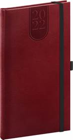 Kapesní diář Oxford 2022, červený