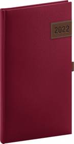 Kapesní diář Tarbes 2022, červený