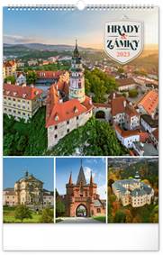 Hrady a zámky 2023 - nástěnný kalendář
