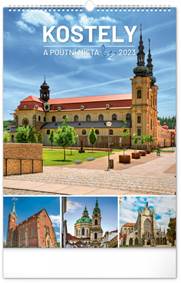 Kostely a poutní místa 2023 - nástěnný kalendář