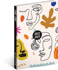 18měsíční diář Petito Tvář 2022/2023