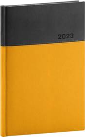 Týdenní diář Dado 2023 žlutočerný