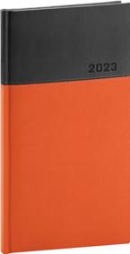 Kapesní diář Dado 2023 oranžovočerný