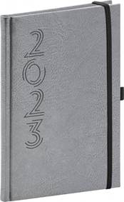 Týdenní diář Memory 2023 stříbrný