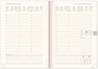 Týdenní diář Twill 2023 modrostříbrný