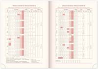 Týdenní diář Silhouette 2023 červený