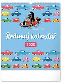 Rodinný plánovací kalendář Krtek 2023 - nástěnný kalendář