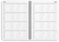 Týdenní spirálový diář A4 Abstrakt 2023