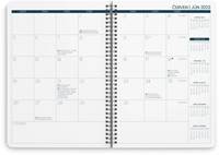 Týdenní spirálový diář A4 Černý 2023