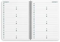 Týdenní spirálový diář A4 Emerald 2023