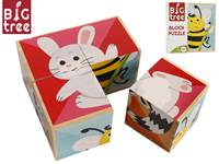 Kostky dřevěné Zvířátka