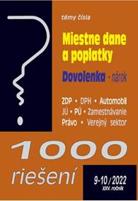 1000 riešení 9-10/2022  – Miestne dane a poplatky