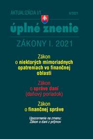Aktualizácia I/1 2021 – daňové a účtovné zákony