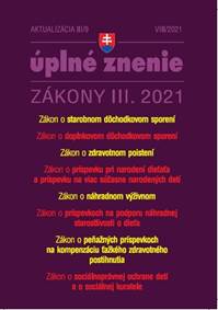 Aktualizácia III/9 2021 Sociálne zabezpečenia