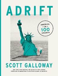 Adrift : 100 Charts that Reveal Why America is on the Brink of Change