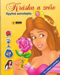 Kniha Kráska a zvíře - samolepky čti a dolep p