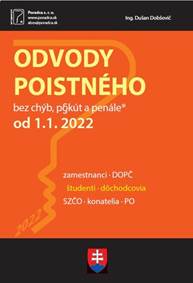 Odvody poistného od  1. 1. 2022