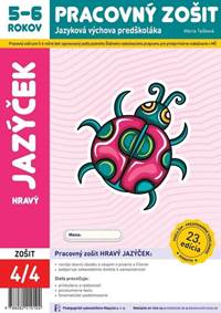Kniha Hravý jazýček - Pracovný zošit 5-6 rokov