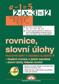Kniha Rovnice, slovní úlohy pro 8. ročník