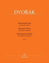 Kniha Romantické kusy op. 75