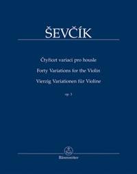 Čtyřicet variací pro housle op. 3