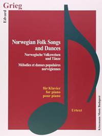 Kniha Grieg Norwegian Folk Songs and Dances