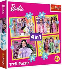 Puzzle Veselý svět Barbie 4v1