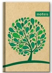 Kniha Notes Eco tree (linajkovaný)