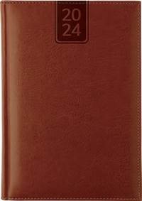 Týdenní diář A5 cz/sk Nebraska brown