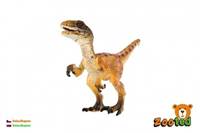 Kniha VelociRaptor zooted plast 16cm v sáčku