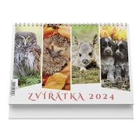 Zvířátka 2024 - stolní kalendář