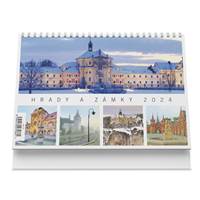 Hrady a zámky 2024 - stolní kalendář