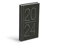 Diář 2024 D802 PU gray denní