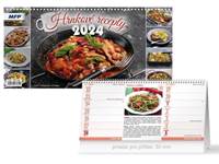 Hrnkové recepty (čtrnáctidenní) 2024 - stolní kalendář