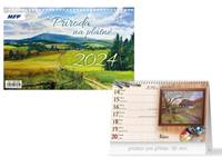 Příroda na plátně 2024 - stolní kalendář