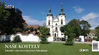 Stolní kalendář Naše kostely 2024