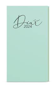 Týdenní diář 2024 Jakub Lamino Pastel kapesní zelený
