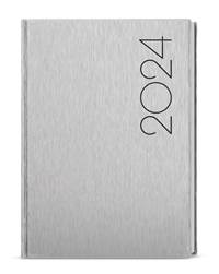 Týdenní diář 2024 Oskar ForMen A5 Silver