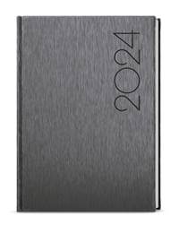 Týdenní diář 2024 Oskar ForMen A5 Grey