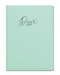 Týdenní diář 2024 Prokop Lamino Pastel B6 zelená