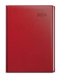 Týdenní diář 2024 Tomáš Vivella A4 bordó