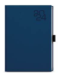 Denní diář 2024 David Fabric modrá