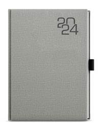 Denní diář 2024 David Fabric šedá