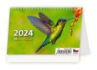 MINI 14denní kalendář - stolní kalendář 2024