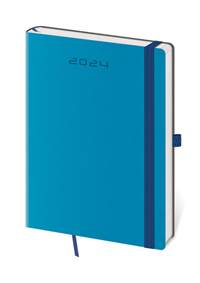 Diár 2024 týždenný A5 Flexies - modrá