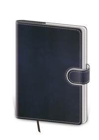Diář 2024 denní B6 Flip - modro/bílá