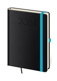 Diář 2024 týdenní A5 New Praga - černá