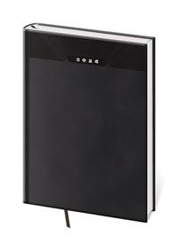 Diář 2024 denní A4 Print Classic - černá