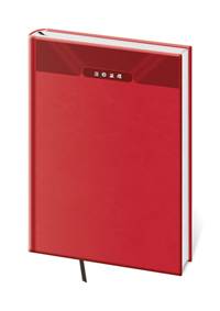 Diář 2024 denní A5 Print Classic - červená